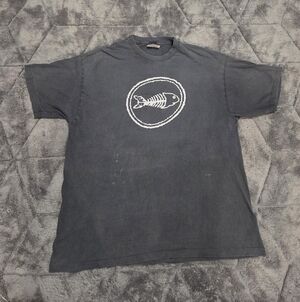 VTG Gray Fishbone BONE IN THE USA TOUR '86 Graphic Tee Single Stitch XL USA MADE